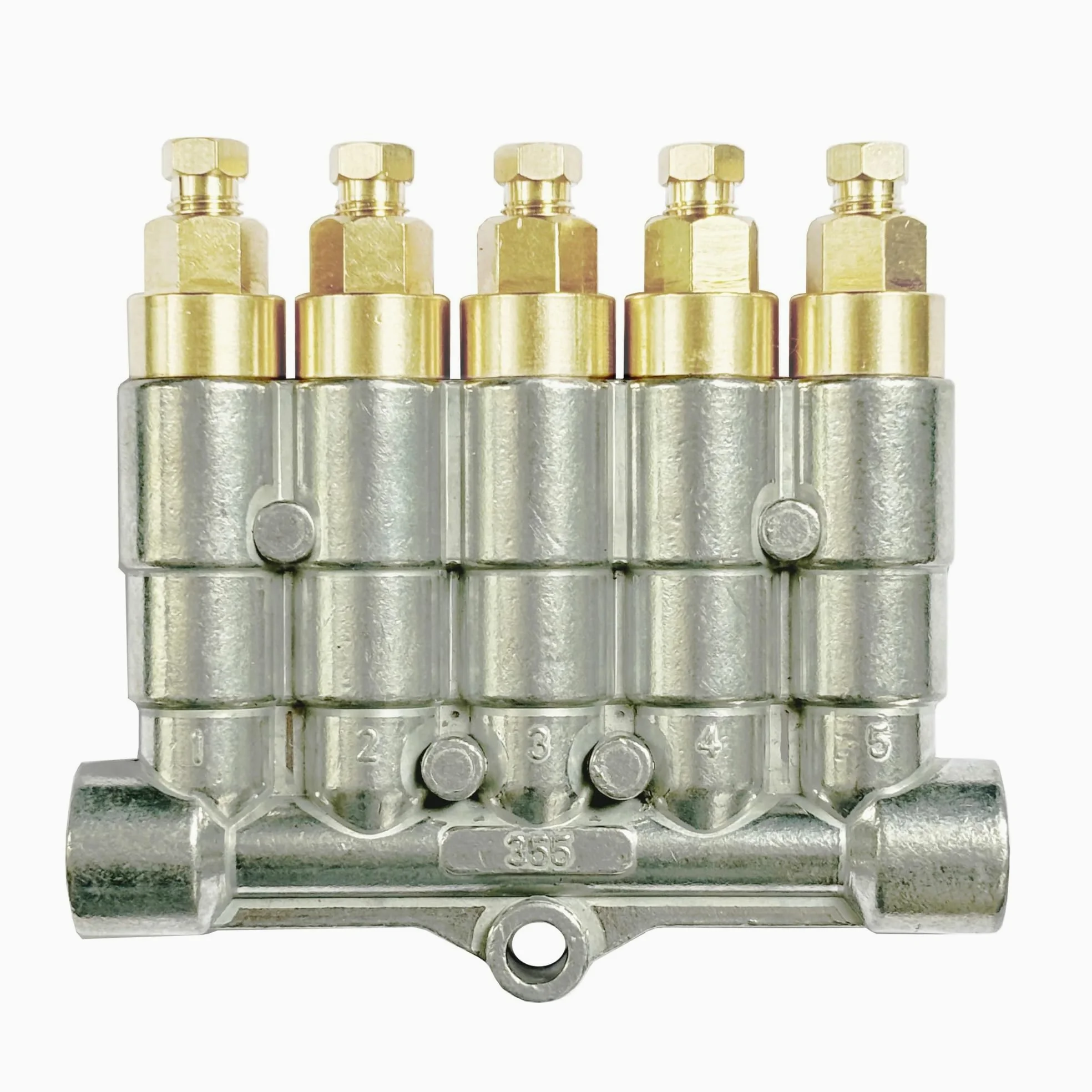 Válvula separadora de lubricación Colector de lubricante 5 salidas 0.2CC 0.3CC | Distribuidor volumétrico de aceite Detective R355 551 R353 R352 R35(R352 (2 outlets),0.3CC)