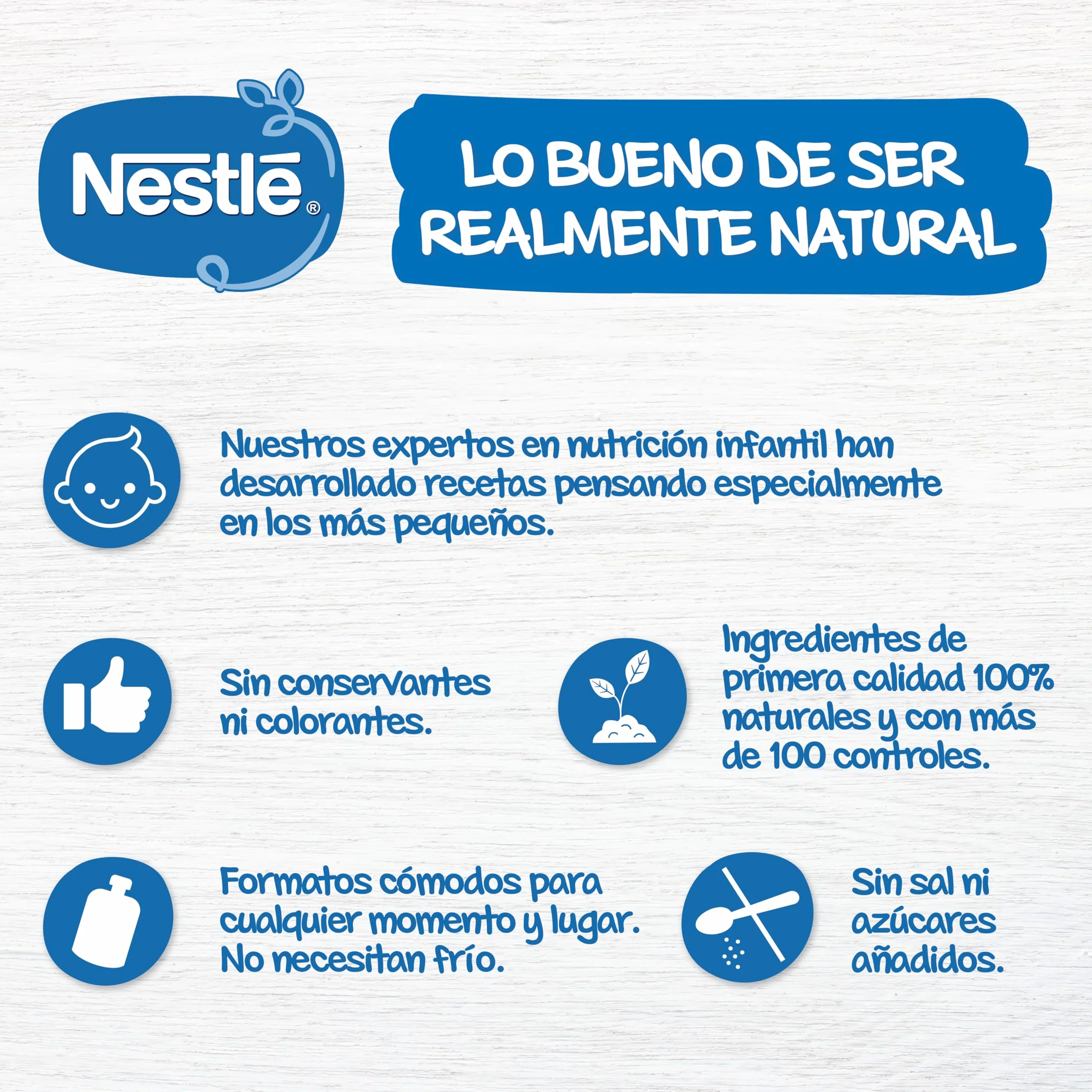 NESTLÉ Puré Manzana Melocotón y Avena para bebés 6 meses 16x90g