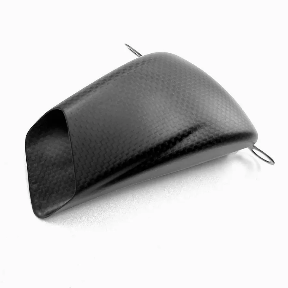 Refrigeración de pinza de freno Pinza delantera de motocicleta de 100 mm y 108 mm, cubierta de radiador, conductos de aire, montaje de refrigeración de frenos, piezas modificadas(Plain Gloss 108MM)