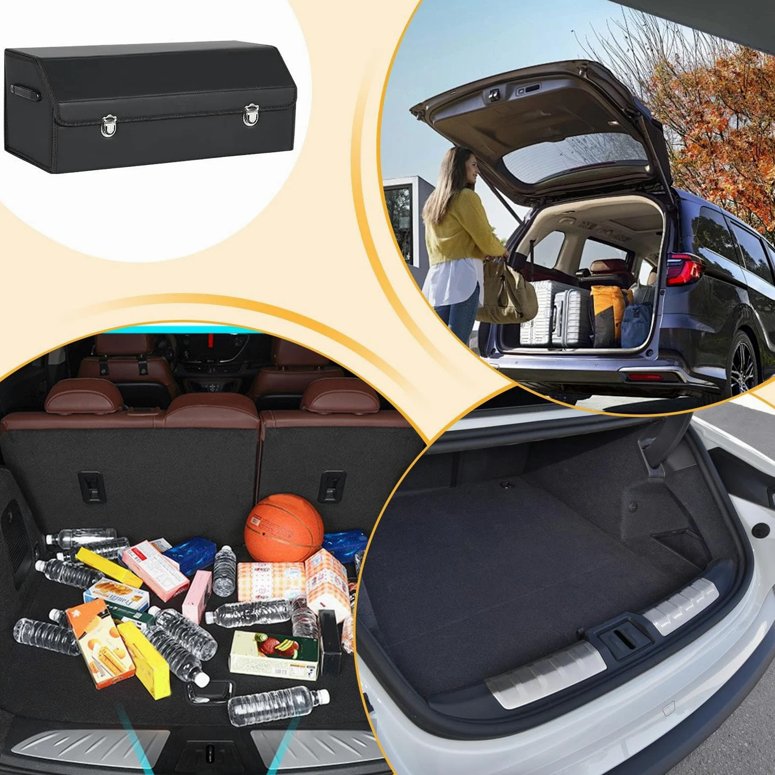 Organizador De Maletero Para Coche Organizadora De Maletero Con Tapa