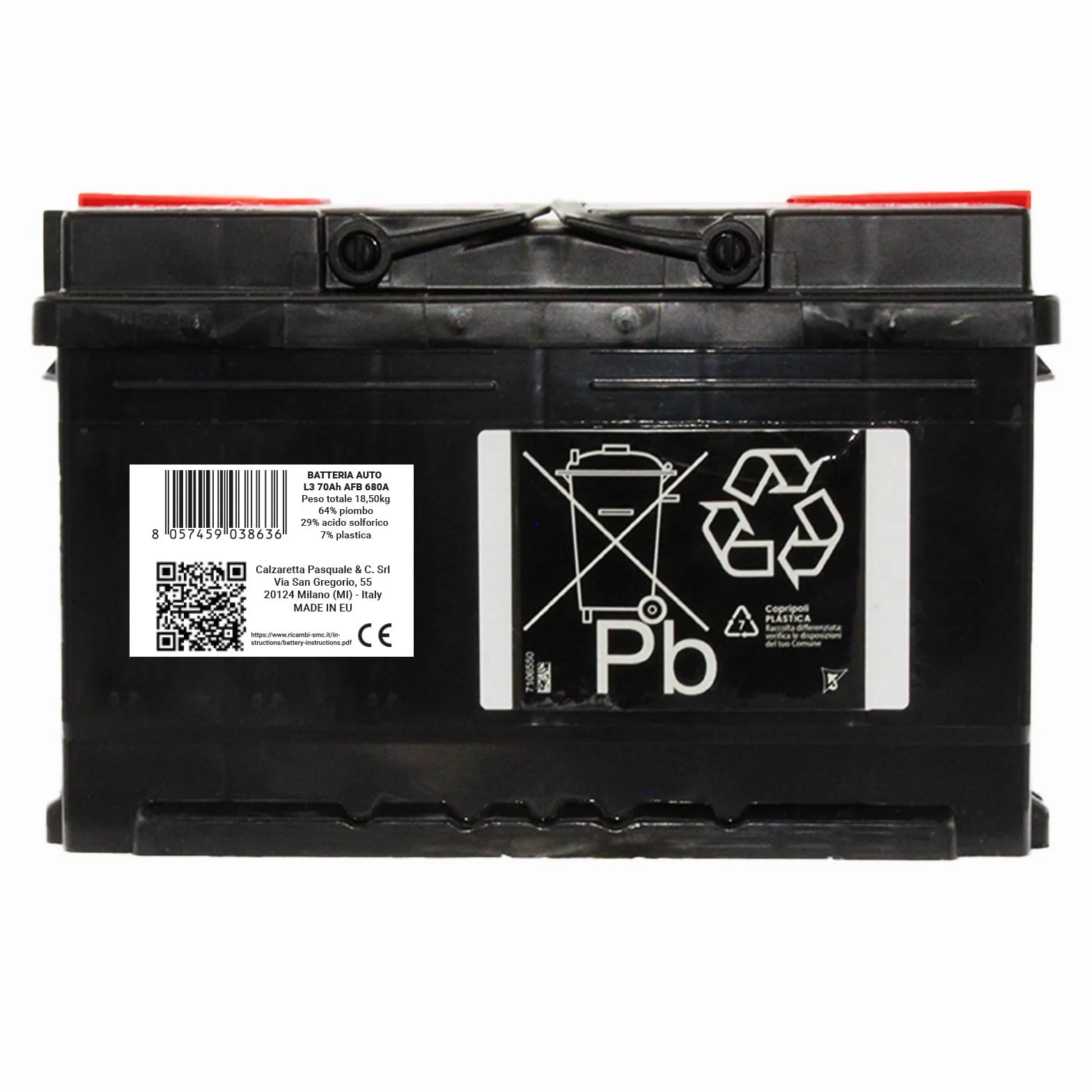 Batería para coche Speed L3 AFB Technology – 70 Ah, 680 A, 12 V