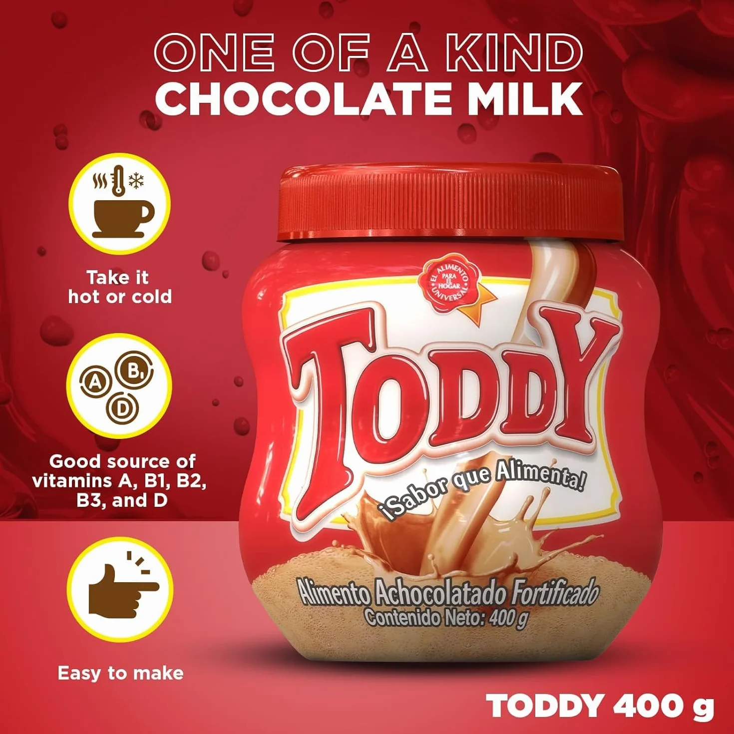 Toddy Chocolate Drink Mix 400g 3 Pack