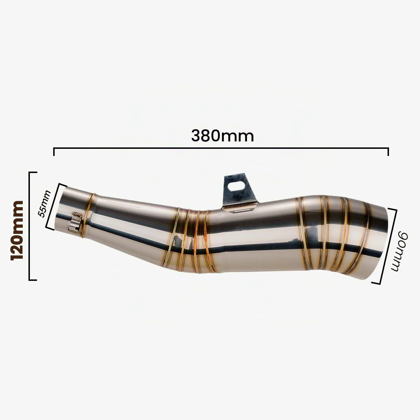 GP Escape Universal Moto Tubo de Escape Universal para ATV Scooter Dirt Pit Bike Street Bike