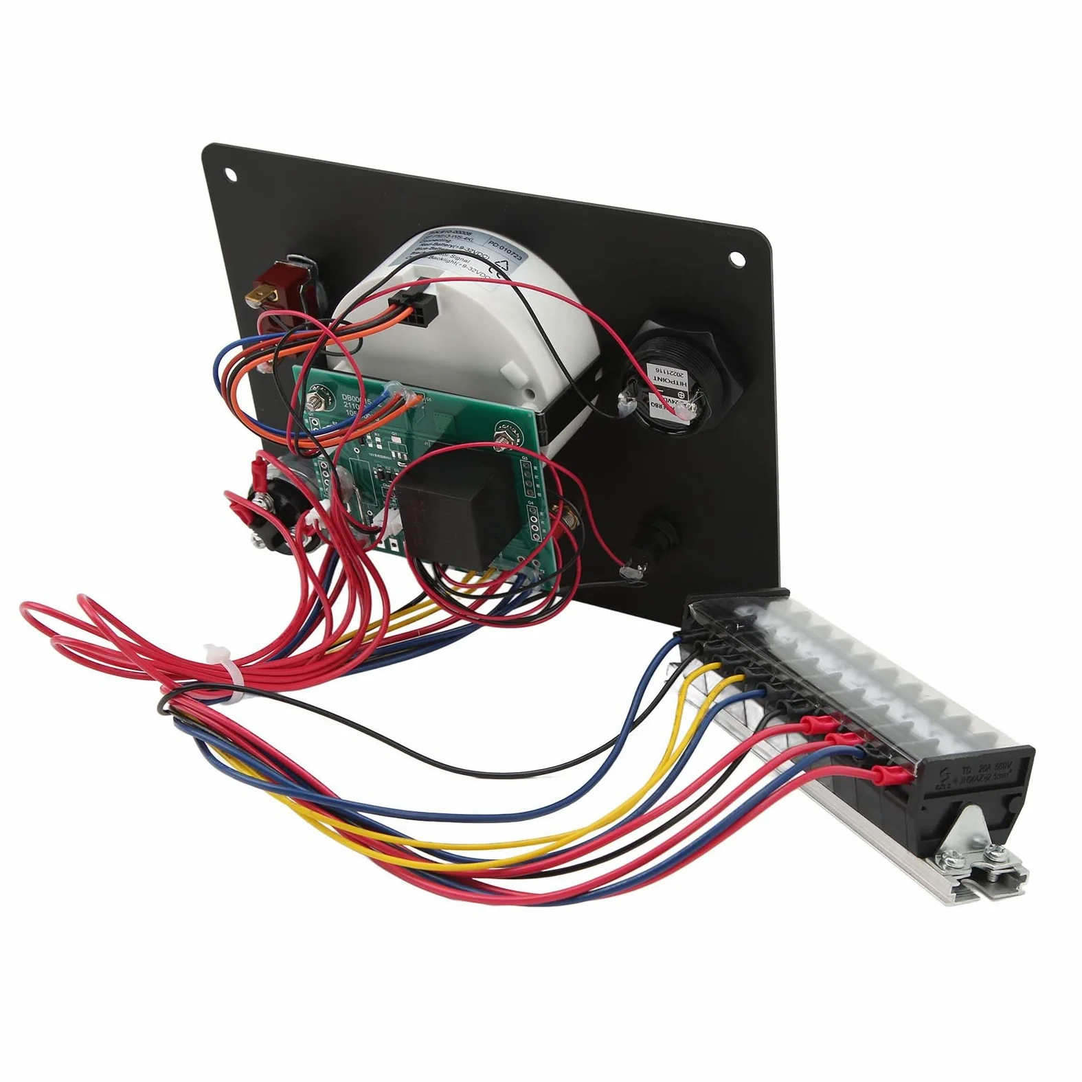Dilwe Panel de Instrumentos para Barcos, Panel de Tacómetro de Tablero Marino de Acero Inoxidable 316L de 0 a 4000 RPM IP67 a Prueba de Agua con Contador de Horas, Alarma, Parada de Inicio para