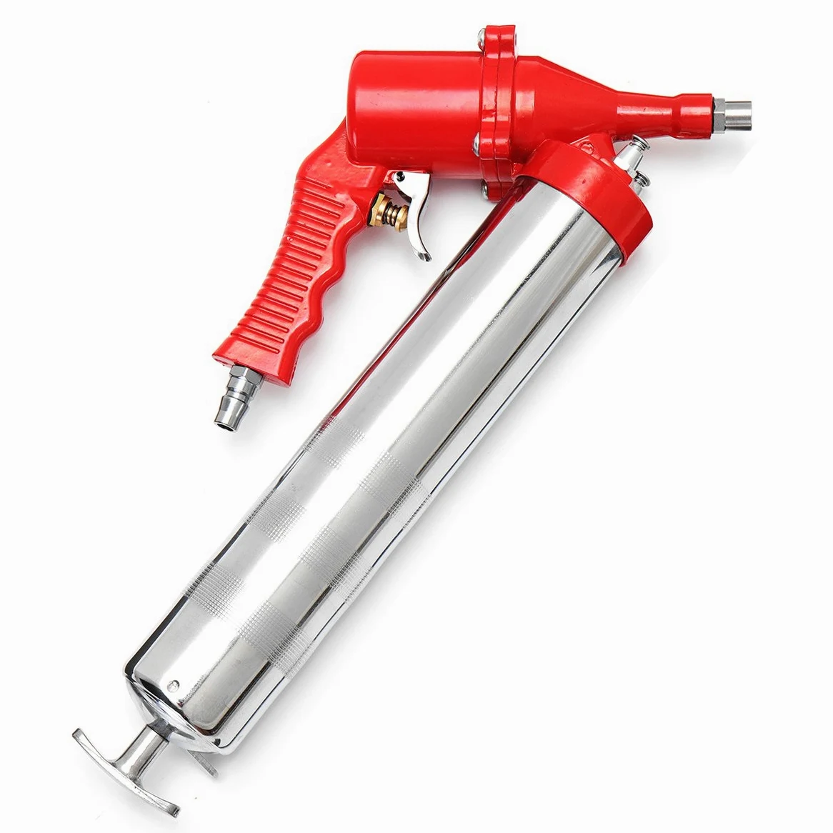 Pistola de engrase manual con una sola mano Compresor neumático Bomba de engrase Rojo