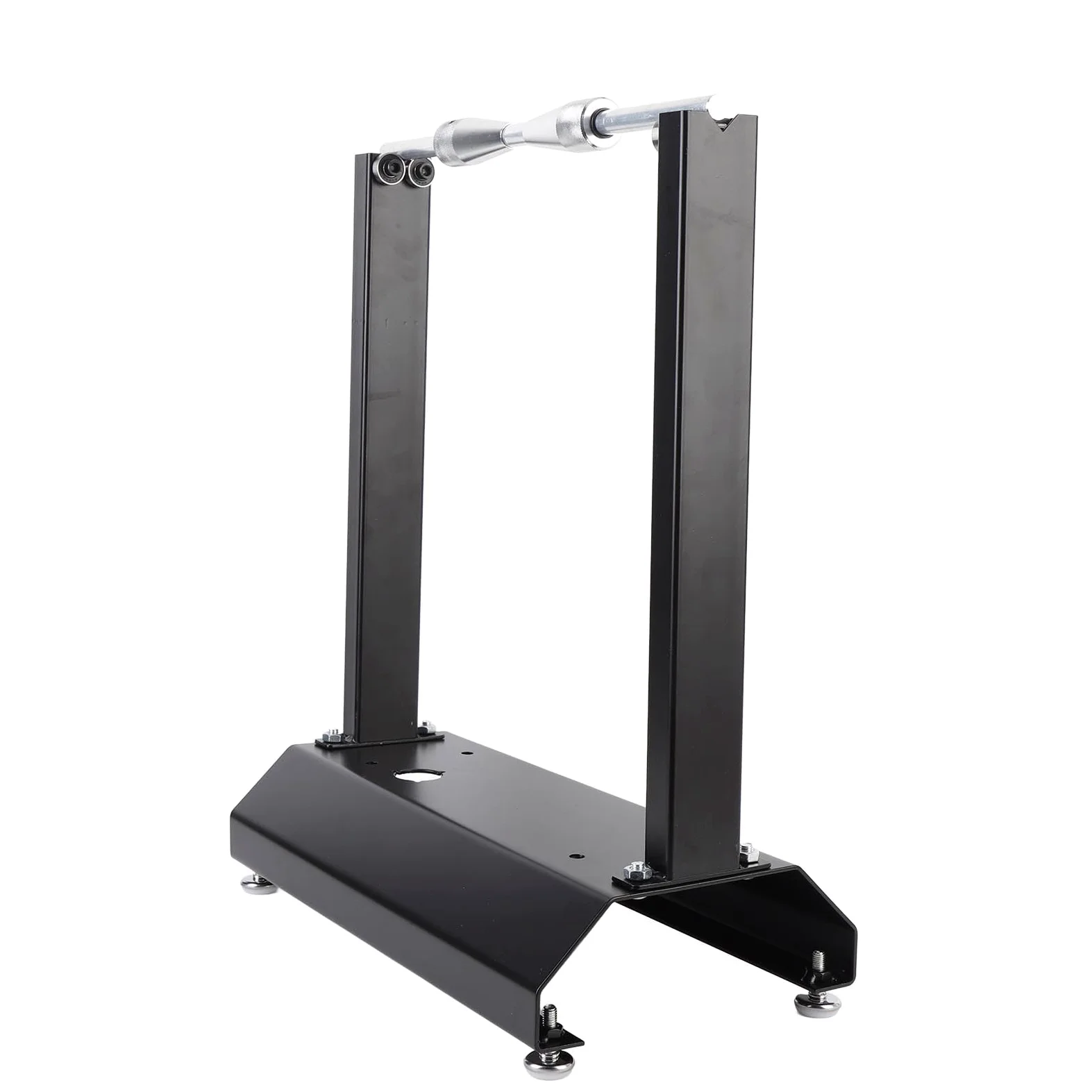 Balanceador de Ruedas para Bicicletas de Motocicleta, Herramienta de Equilibrador de Neumáticos Profesional, Servicio Pesado, con Conos de Centrado Ajustable, para Estructura