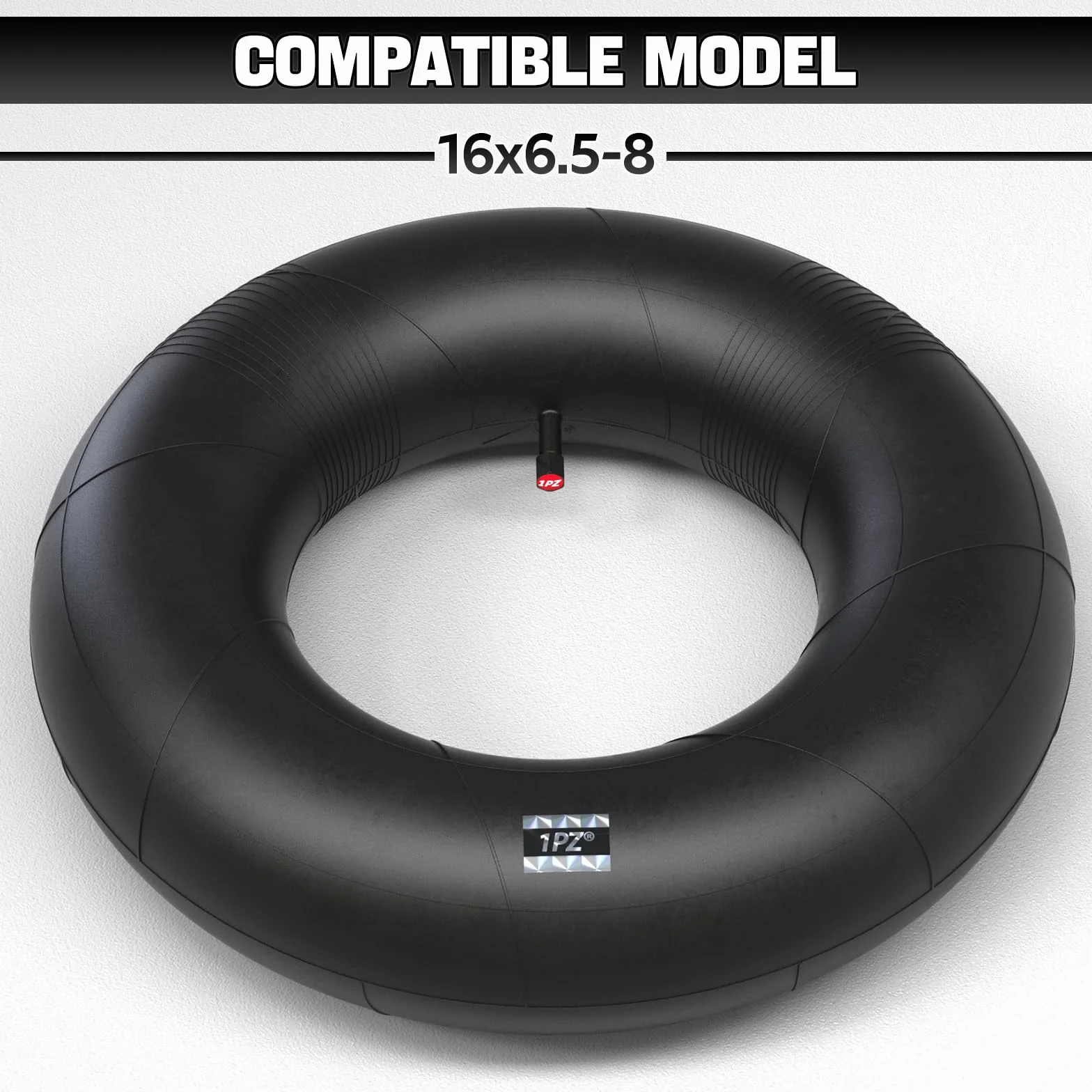 1PZ MU2-V6B Cámara de aire 16x6.50-8 16x7.50-8 con vástago de válvula recta para ATV