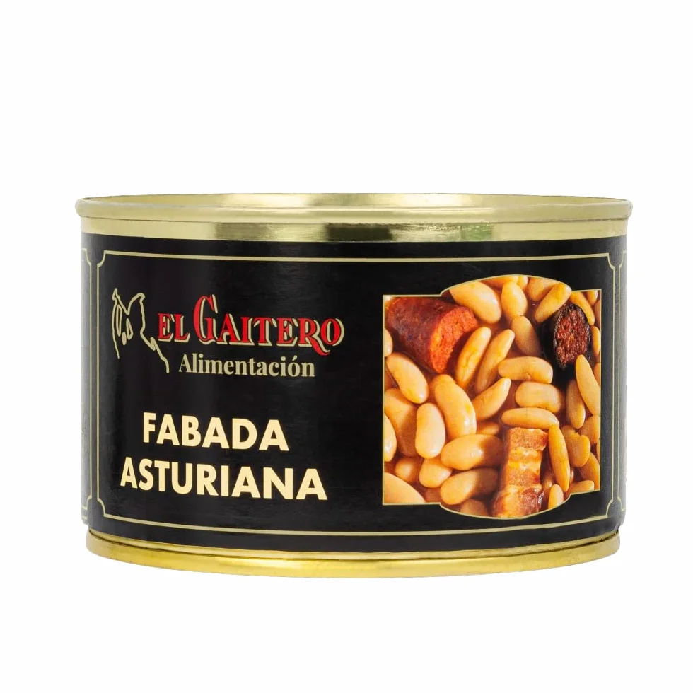 El Gaitero Fabada Asturiana enlatada con chorizo y morcilla 12 latas 430gr