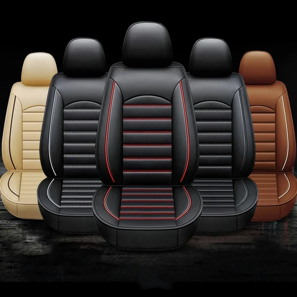 Fundas Asientos Coche para Opel Insignia 2010-2022, Juego Completo de Fundas Asientos Coche Interior Accesorios Protector,E/Coffee Style