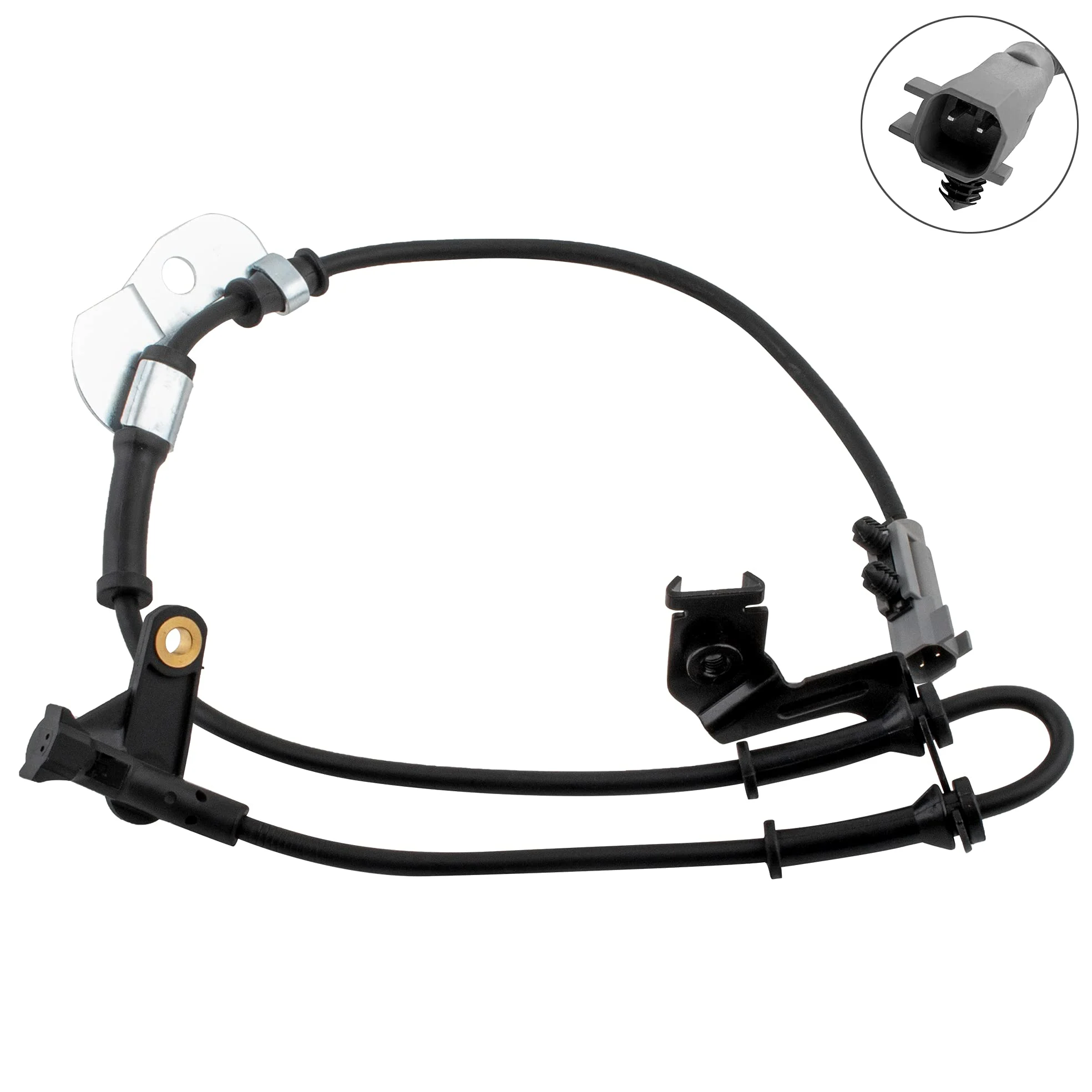 BOXI Sensor de velocidad de rueda delantera izquierda ABS para Chrysler Grand Voyager 2001-2002 / Chrysler Town & Country 2001-2005 / Chrysler Voyager 2001-2003 / Dodge Caravan 2001-2005 (sustituye a