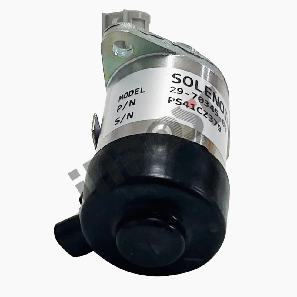 INPOST Solenoide de parada de apagado de combustible PS41CZ379 de 12 V 29-70345-00 PS41CZ379 compatible con Carrier Vector 1350