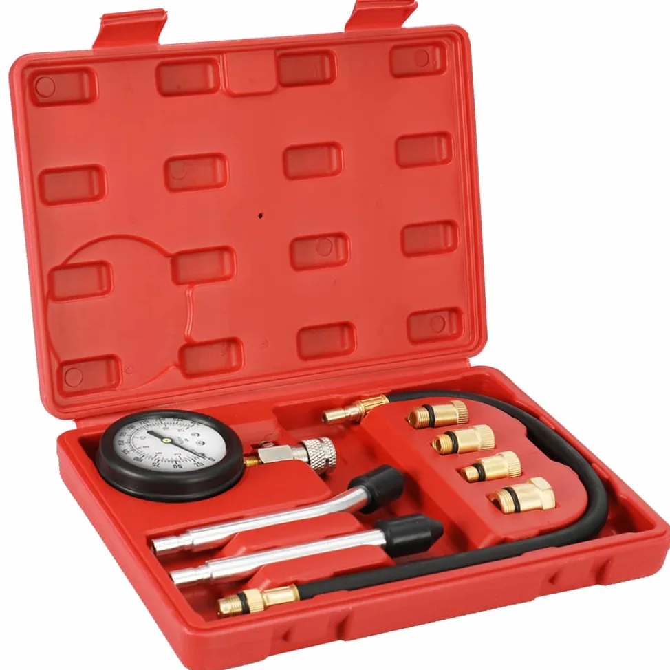 Medidor de presión automotriz, medidor de presión para Cilindros de Motores de Gasolina y Gas, 0-300 PSI, Herramienta automotriz