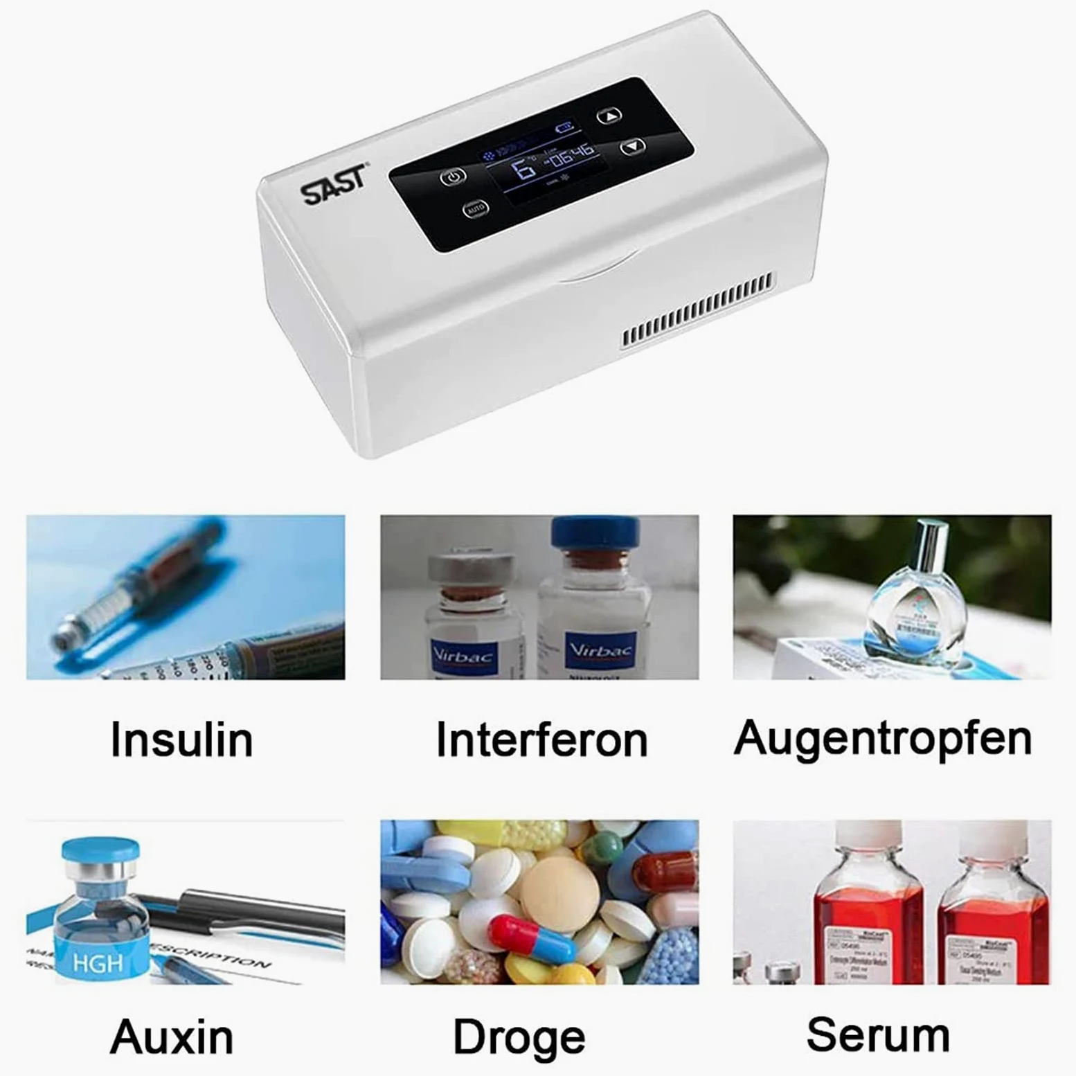 Nevera portátil para medicinas y Enfriador de insulina, Nevera portátil para insulina para Coche, Viaje, hogar, pequeña Nevera pequeña para insulina, Bolsa para Diabetes