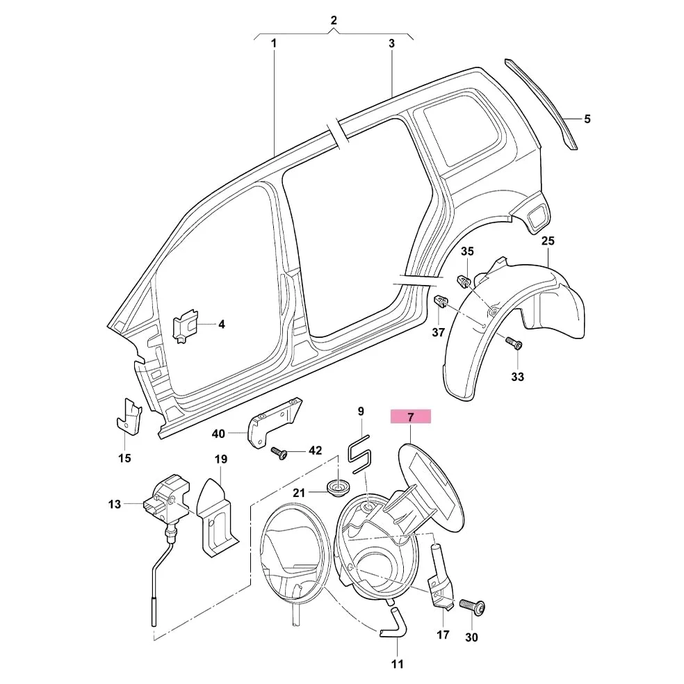Tapón de aceite del motor Tapa De Tanque Combustible 1T0809857 Para VW Para Touran 2003-2015(Brown)