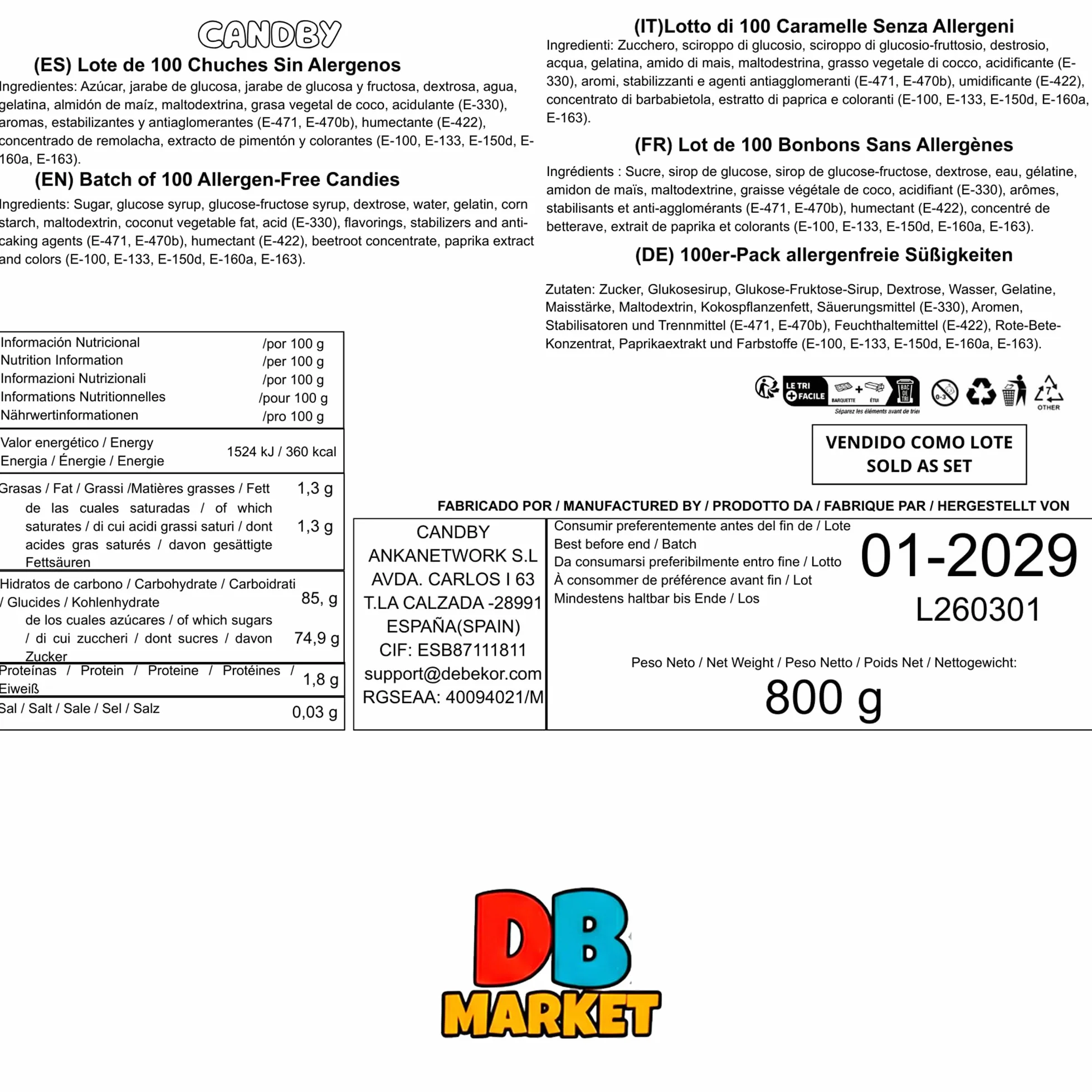 Mega Pack 100 Chuches Golosinas Caramelos para Relleno de Piñata Surtido Sin Gluten Sin Lactosa