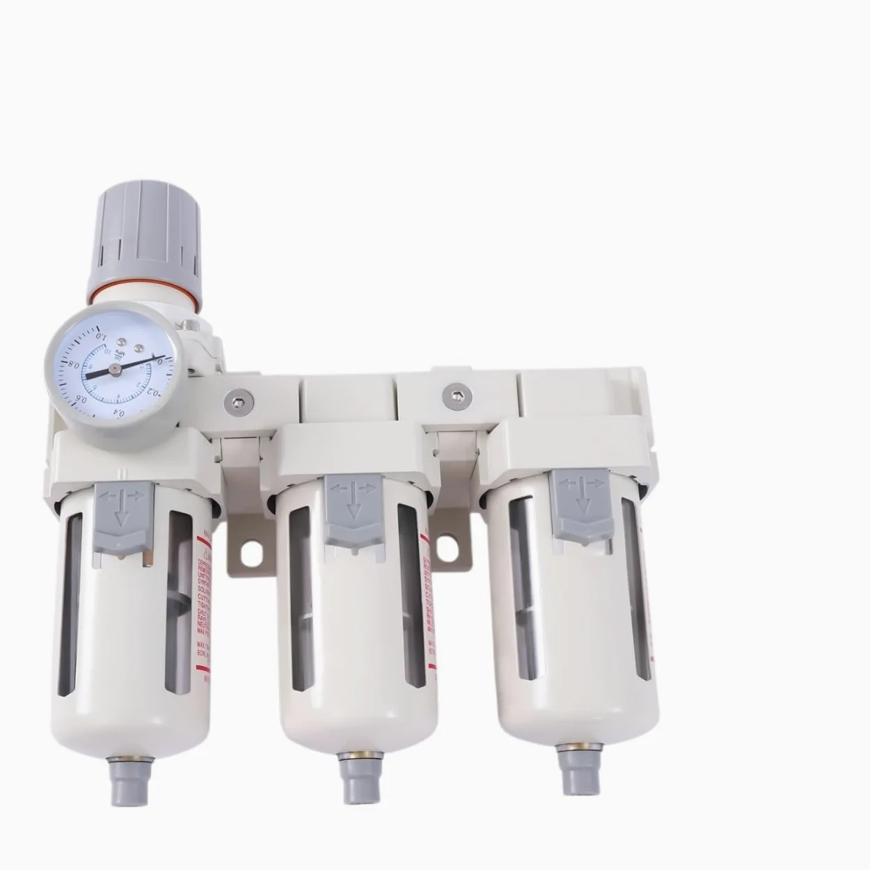 Regulador de presión de aire de 1/2" NPT – Filtro secador de aire comprimido y separador de agua for suministro de aire limpio y seco