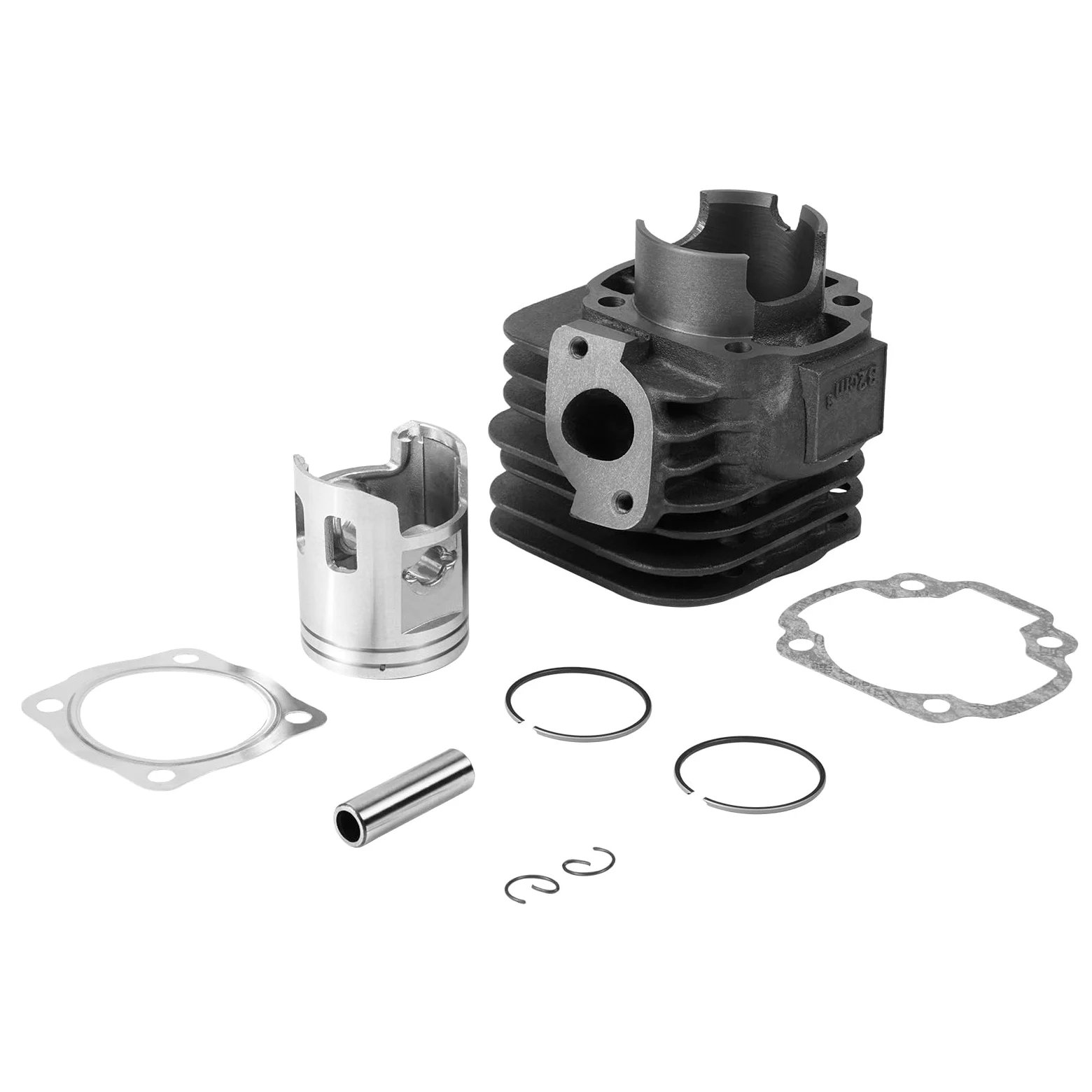 NICECNC Kit de Cilindro 90 CC para Scooters Chinos, Compatible con Motores Yamaha Clone, Orificio Grande 2 Tiempos, Negro