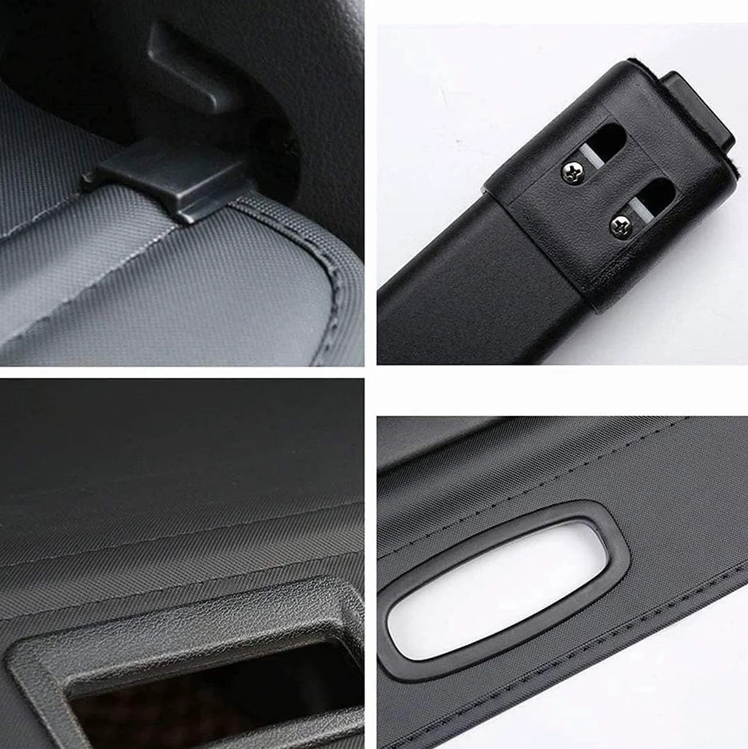 Cubierta de Carga for Maletero de Coche, para Peugeot 2008 I (Facelift 2016) 2016, Cortina de privacidad Maletero Trasero de Coche.
