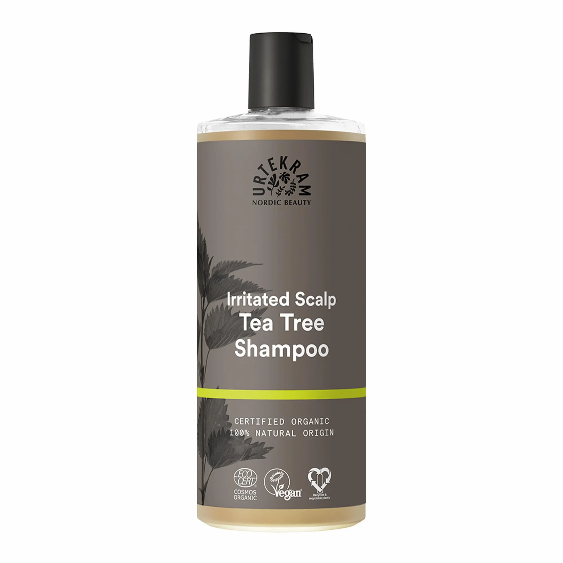 Urtekram Champú de Árbol de Té 500ml Cuidado Calmante Cuero Cabelludo Irritado