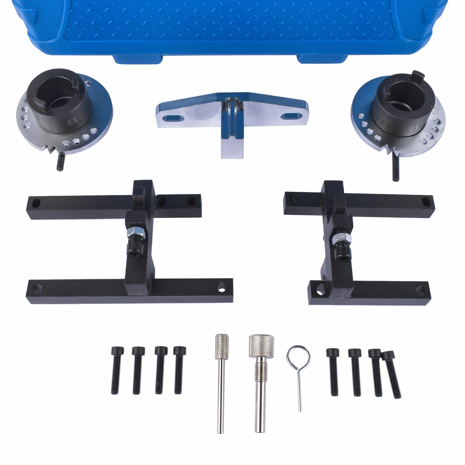 Bisenya 16 Piezas Herramientas de sincronización de Bloqueo del árbol de levas del Motor de Compatible con Fo-rd Fie-sta 1.0L EcoBoost(SCTi)