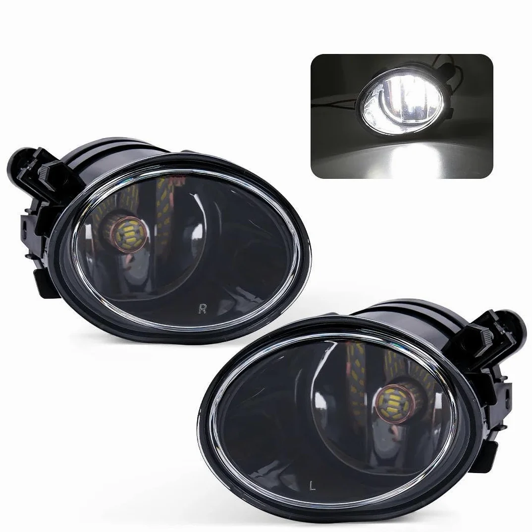 BENSIL Luces Antiniebla De Coche, Bombillas Delanteras De Conducción Para B&MW M5 E39 2001-2003 M3 E46 2002-2006 M3 E46 2002-2005 Montaje de luces de antiniebla(Color:1)