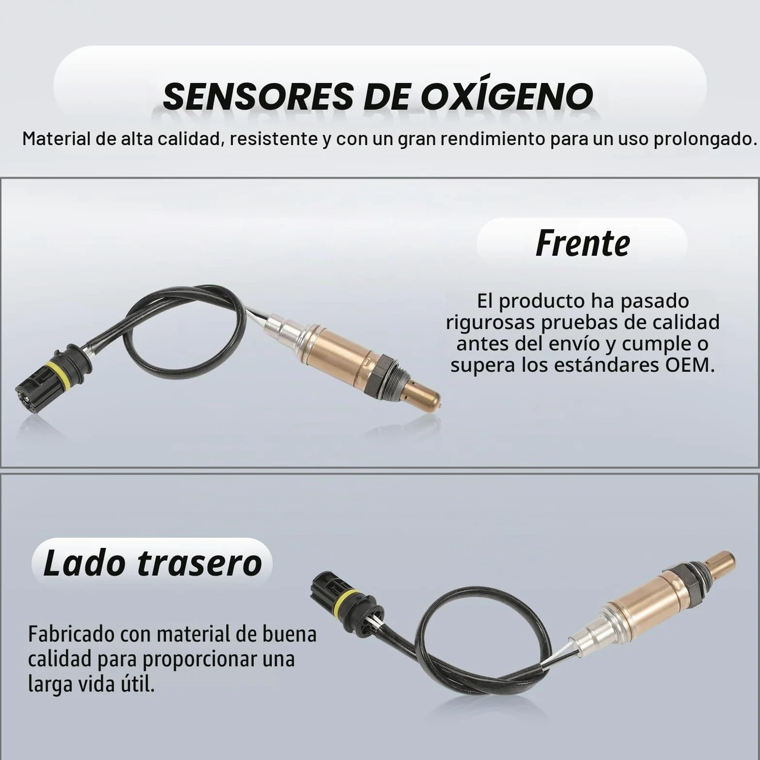 Juego de 4 Sondas Lambda Compatible Serie 3 E46 Serie 5 E39 X3 E83 | 3er E46 320-330 2.0L-3.0L 1998-2005, 5er E39 520-530 2.0L-3.0L 1996-2010, X3 E83 2.5L 3.0L 2003-2006, Sustituir# 11781742050