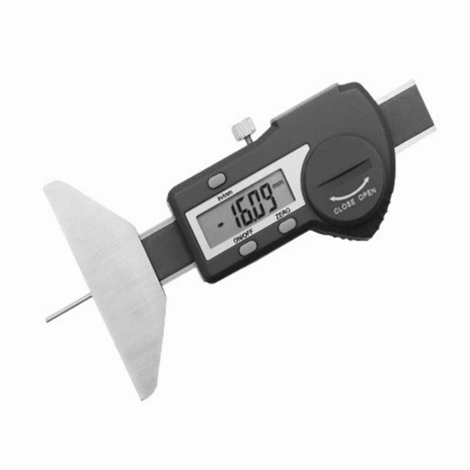 Regla De Profundidad La Banda Rodadura Del Neumático Con Pantalla Digital Electrónica Bluetooth Integrada 0-25 Medición Orificio Pequeño Medidor MedicióN De PrecisióN(0-50mm without bluetooth)