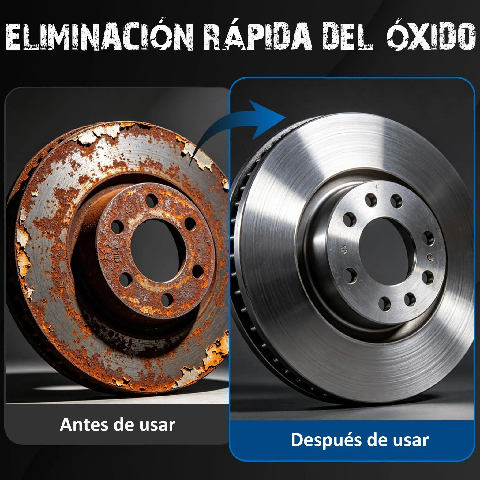 Limpiador de Buje, Lijador de Buje – D. int. 90 mm/D. ext. 150 mm, con Acoplamiento 1/2", para Cambio de Ilanta, Iimpieza de Buje, Eliminación de óxido, para Atornilladores a Batería