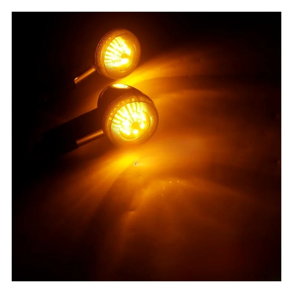 Intermitentes Moto Indicador Luces LED Delanteras Y Traseras para Motocicleta, Indicadoras De Freno, Lámpara Día para para para M109 Universal M10