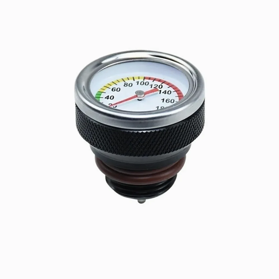 Accesorios Para Motocicletas Termómetro Para Medidor De Temperatura De Aceite Modificado Varilla De Nivel De Aceite De Motor Para MBP Para C1002V Del Generador Varilla(Black)