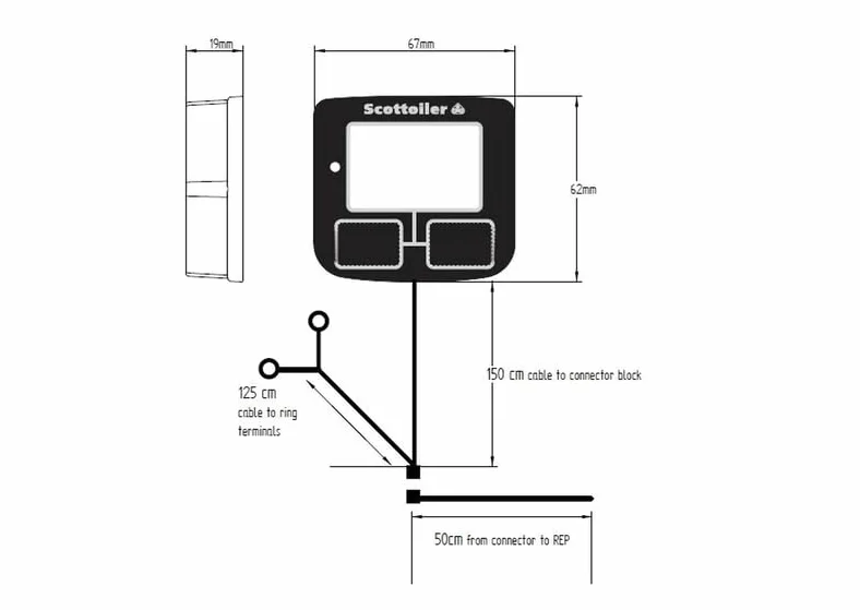 Scottoiler eSystem - Engrasador automático de cadena – incluyendo All Climate biodegradable verde Scottoil…