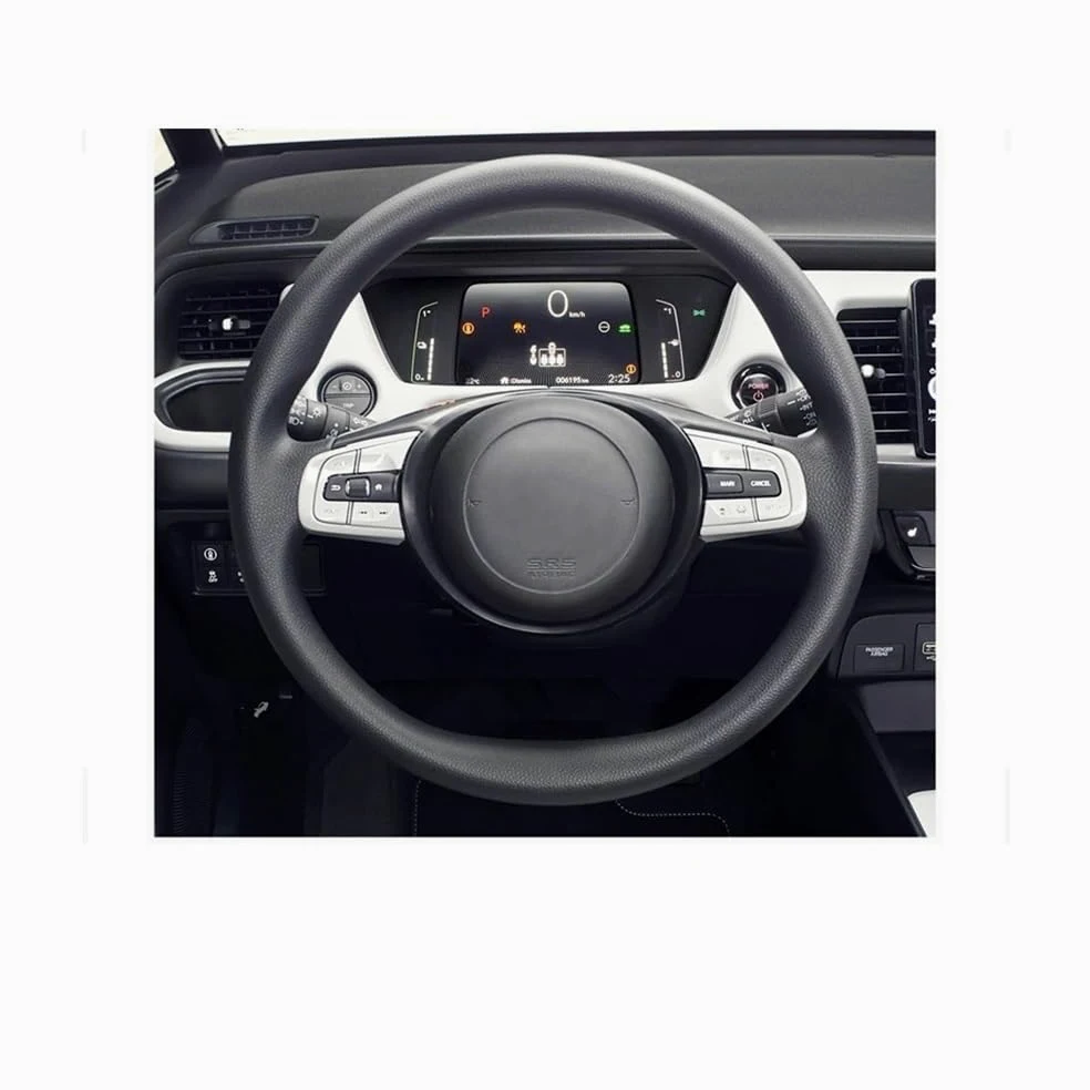 Fundas para Volante de Coche Fit 2020 para Jazz Shining Wheat Black PU