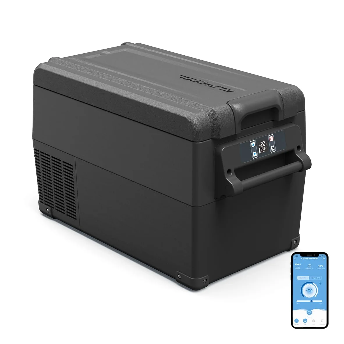 Alpicool NCF35 30,6L Nevera Portátil Eléctrica Refrigerador de Coche 12V 24V mini frigorífico CA 220v para Hogar, Camping, Viajes, Automóvil, 20ºC a 20ºC