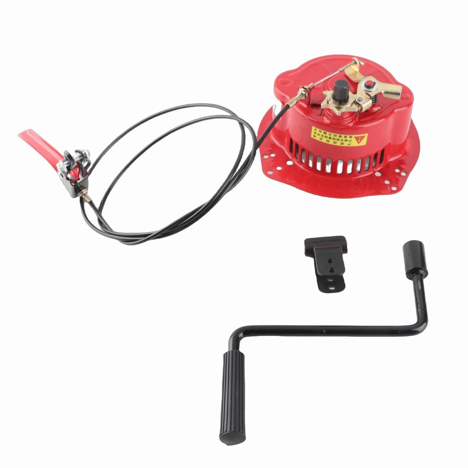 Topiky Conjunto de Arranque de Manivela Manual para 170F 173F 178F 186F 188F 192F 195F, Arrancador de Motor de Repuesto para Generadores Mini Cultivadores Maquinaria de Jardín Lavadoras de Autos