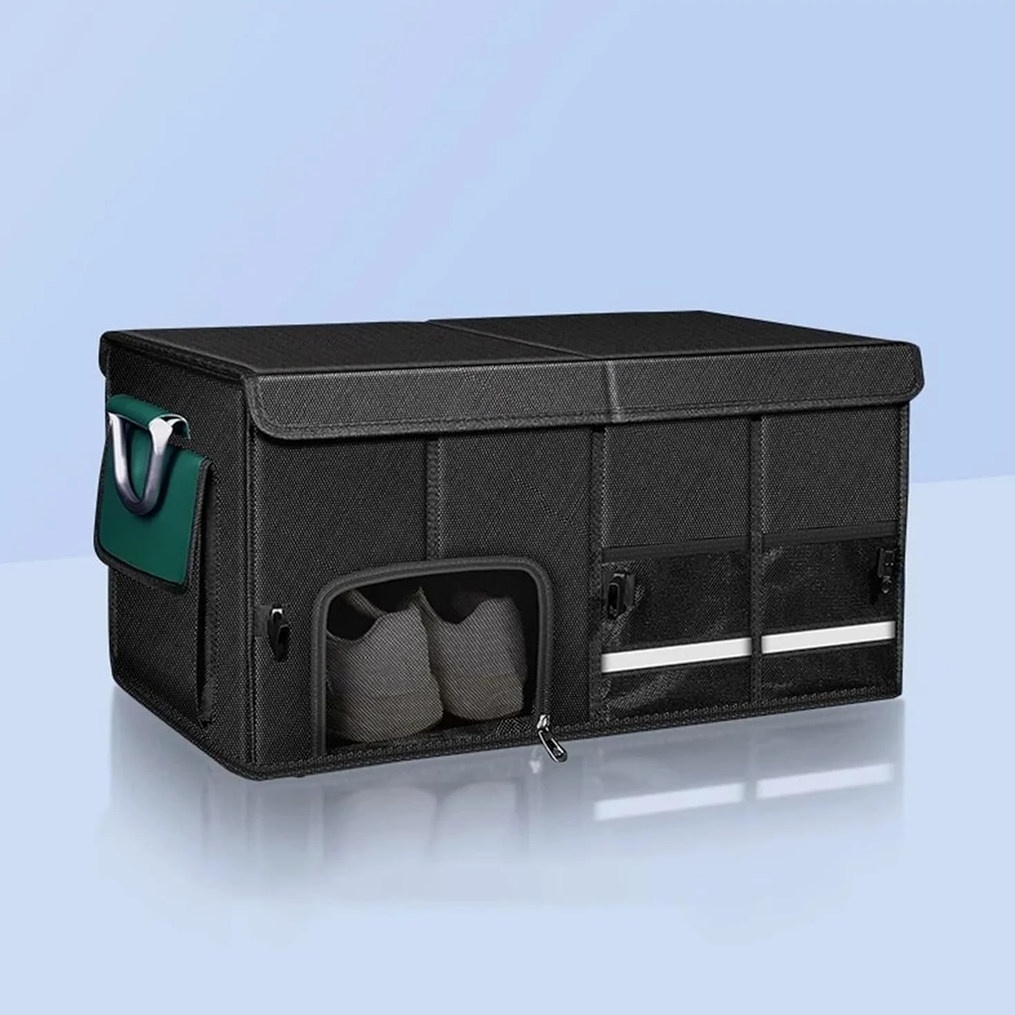 Organizador Maletero Coche para Ford Ranger 2012 T6 T7 T8 | Cajas Organizadoras Plegables Antideslizante AntAlmacenaje Interior