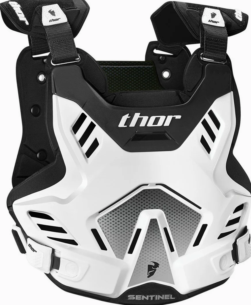 Sentinel GP S16 Roost Deflector White/Black X-Large/2 x -Large... – THOR 27010749