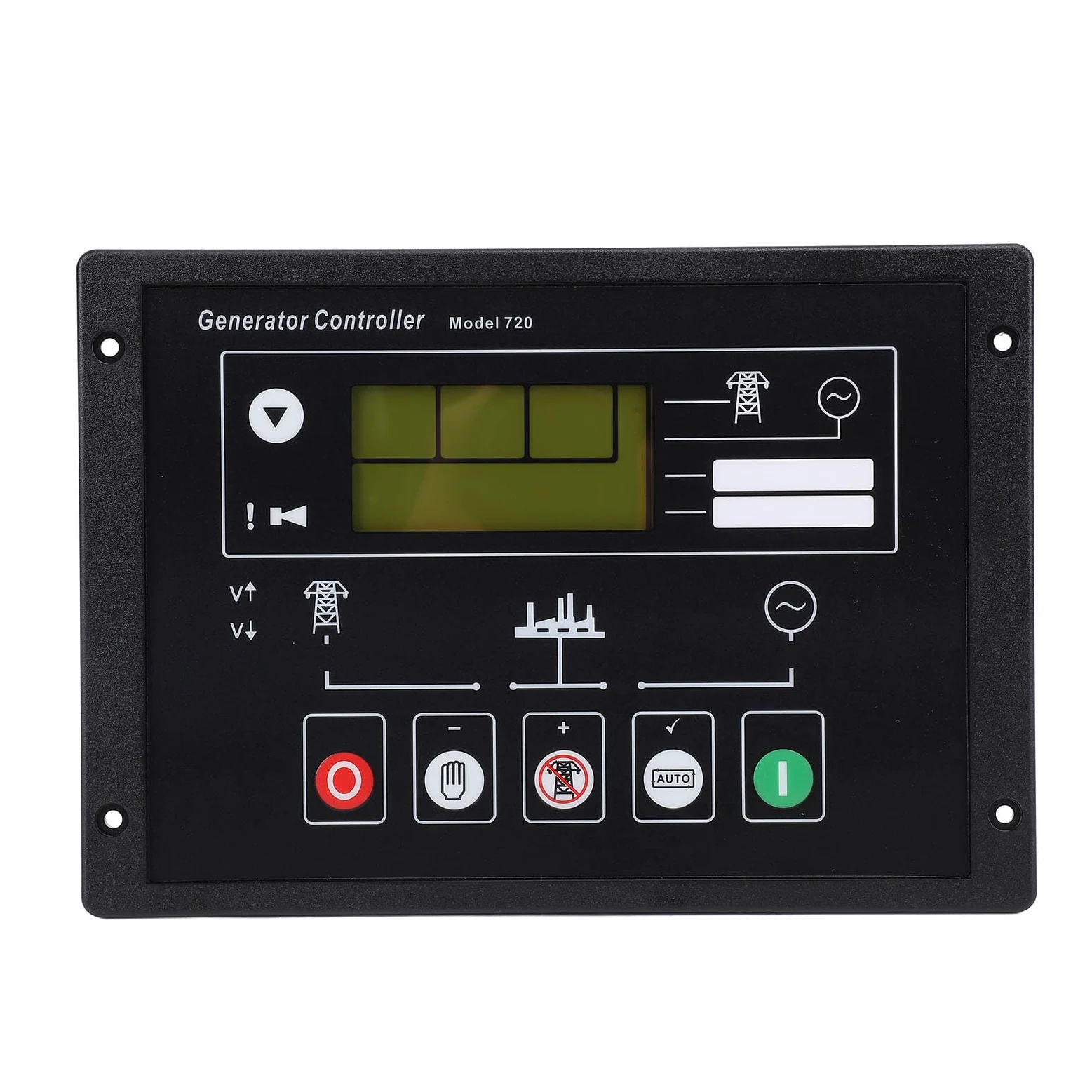 Panel de control de arranque automático del generador Módulo controlador electrónico avanzado del generador Arranque de la unidad de respaldo automático controlado por
