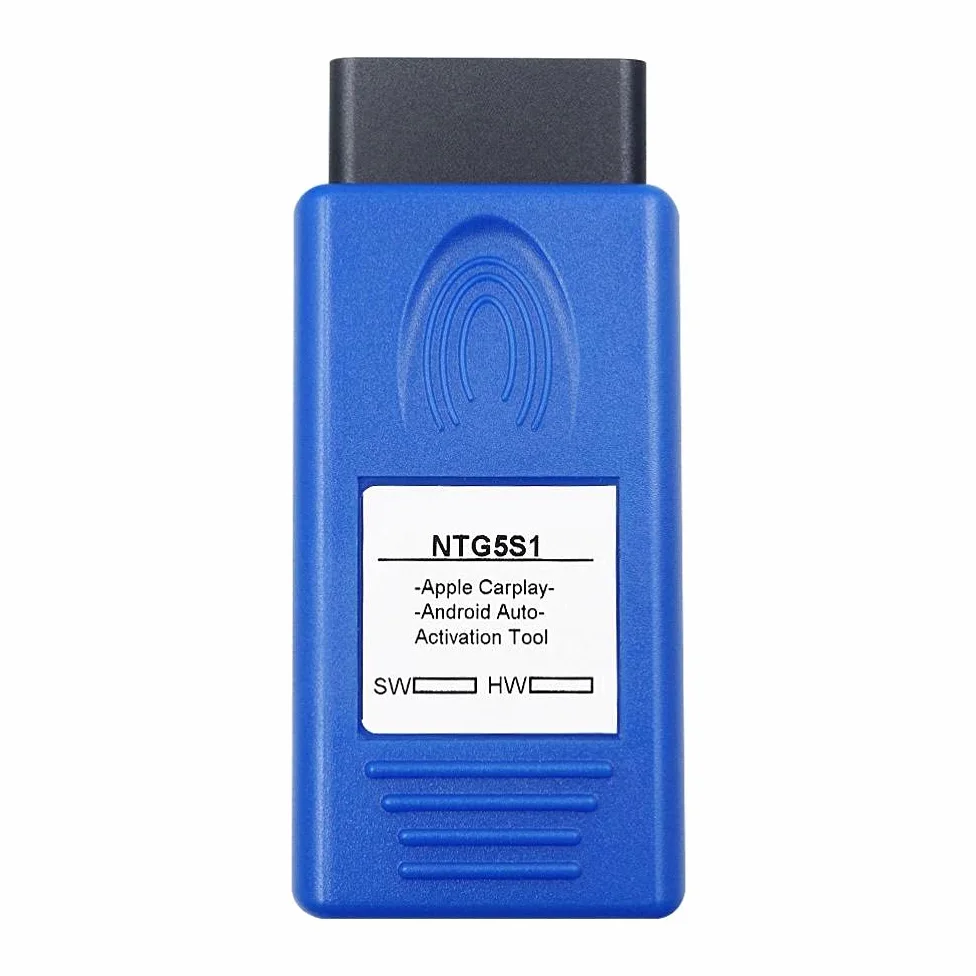 Srliya NTG5 S1 Universal Car Activation Tool OBD Carplay Plug and Play Compatible with Benz (Azul)