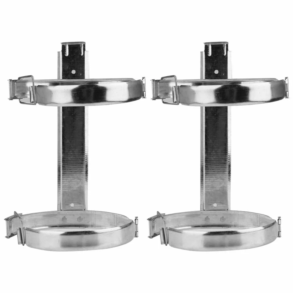 Alipis 2piezas Soporte De Pared para Extintor De Incendios Montaje Y Práctico Rack De Almacenamiento para Extintor Accesorio Esencial para Seguridad Hogares Y Coches