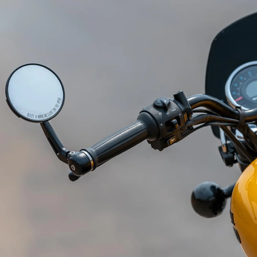 Royal Enfield KXA00125 - Soportes para espejo retrovisor Meteor 350 / Classic Reborn a partir de septiembre de 2021 modelos / Hunter Royal Enfield