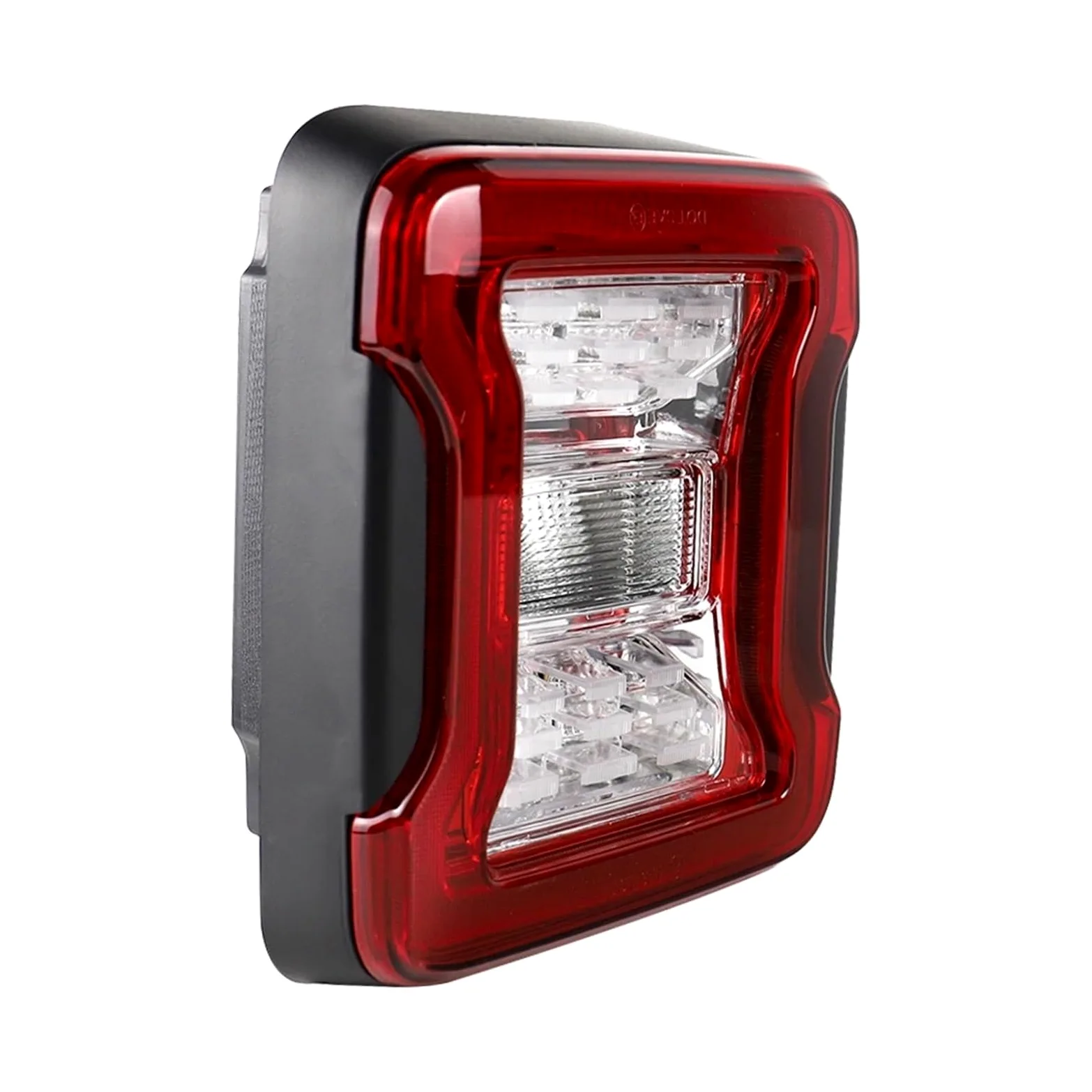 Luz Trasera Coche para Jeep Wrangler JL 2018-2023 2X Luces Traseras LED para Automóvil, Luz De Freno Trasera, Luz De Señal De Giro Y Marcha Atrás Traseras Después Luces(Clear Euro Version)