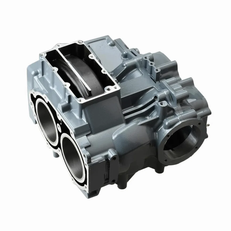 Conjunto de cárter y cilindro para motor fueraborda 2T E40X 40CV compatible con HDX 66T-15100 66T-15100-00 66T-15100-02-1S