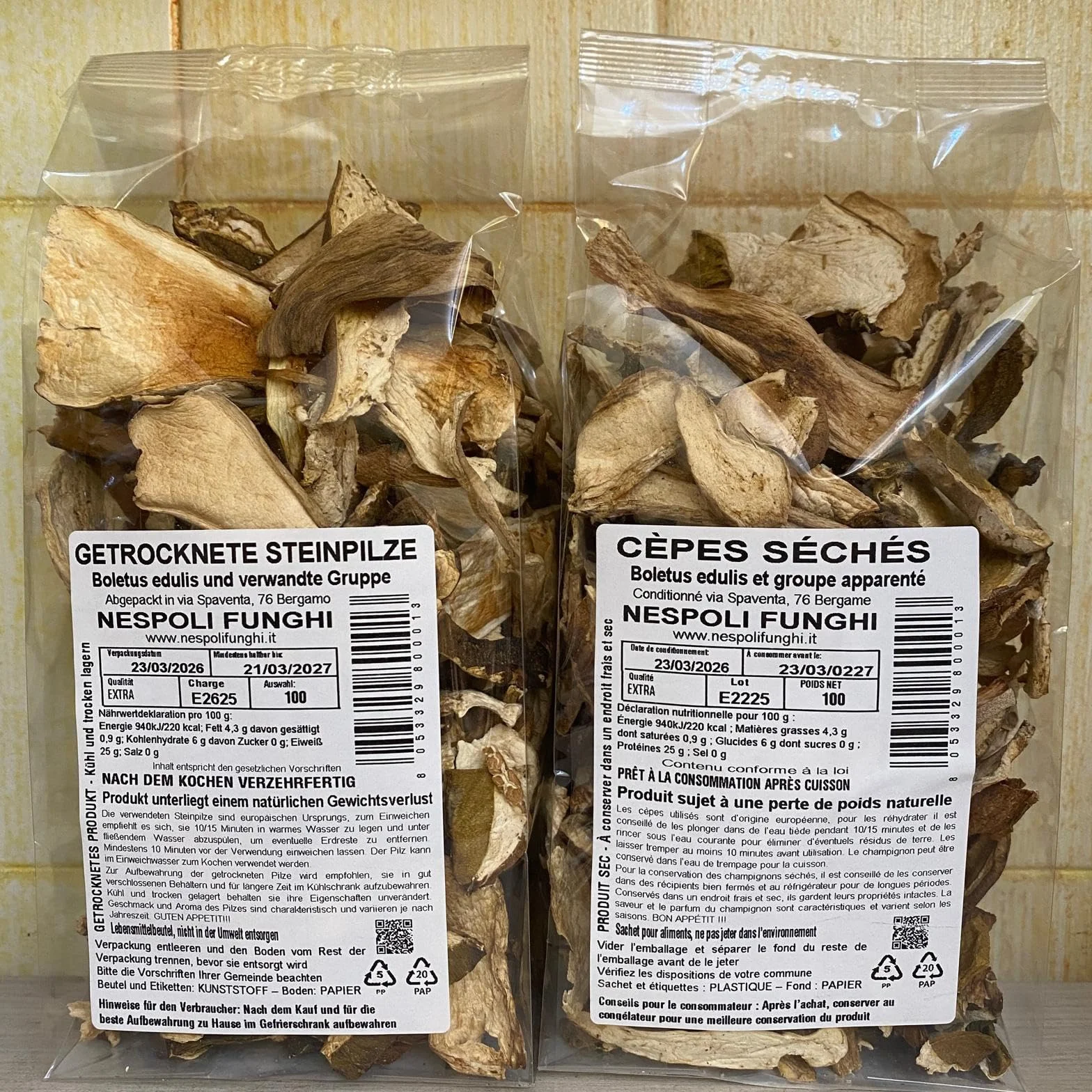 Boletus secos 100 g calidad extra – Setas gourmet