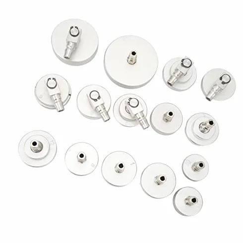 Adaptador Purga Frenos, Universal a Prueba de Fugas y Fácil de Usar Kit Cilindro Maestro 15 Piezas for Profesionales Bricolaje Automóviles Motos Camiones Talleres