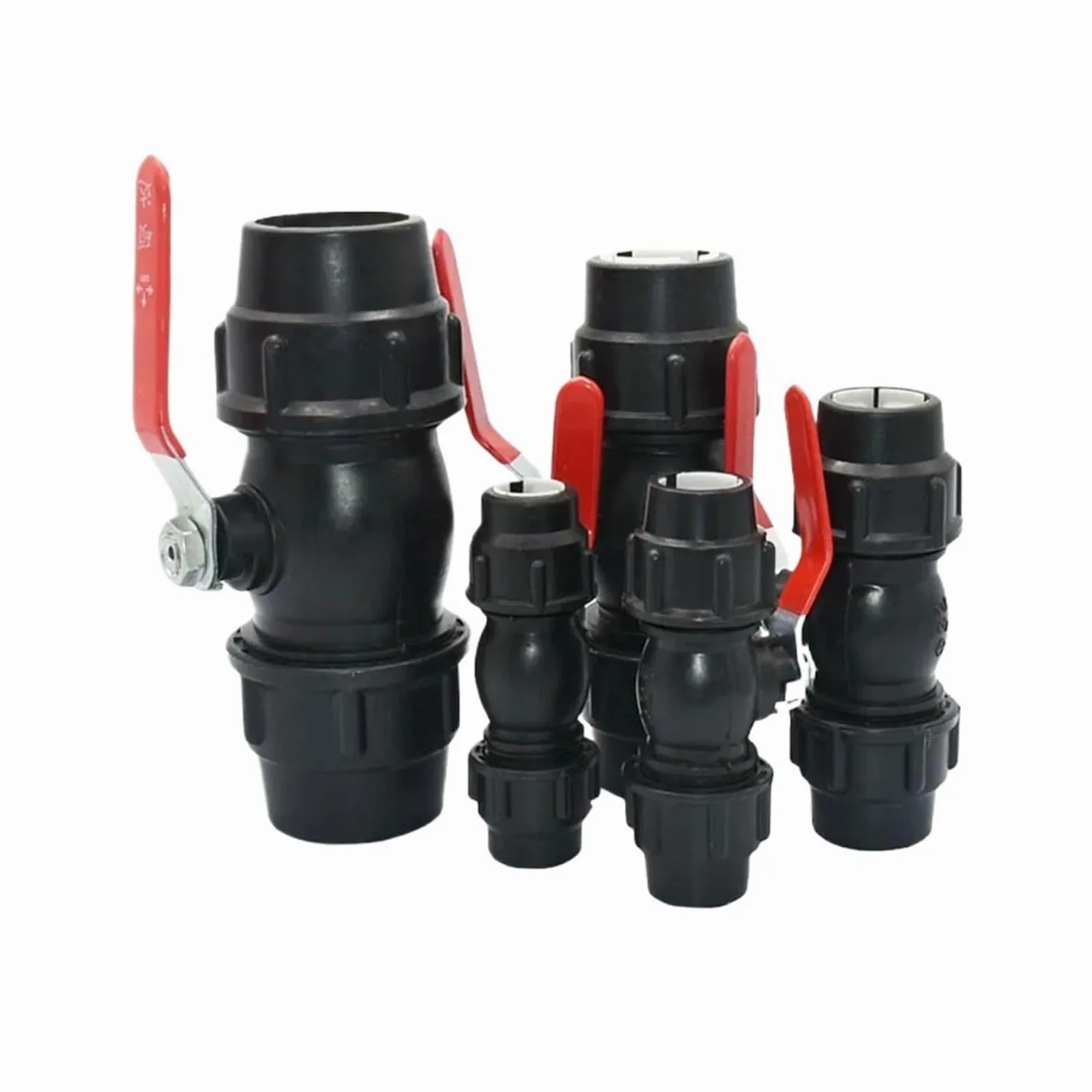 Conector rápido de tubería agua plástico 20/25/32/40/50 mm, acoplador núcleo válvula metal, reparación DN15 20 25 32 40(A)