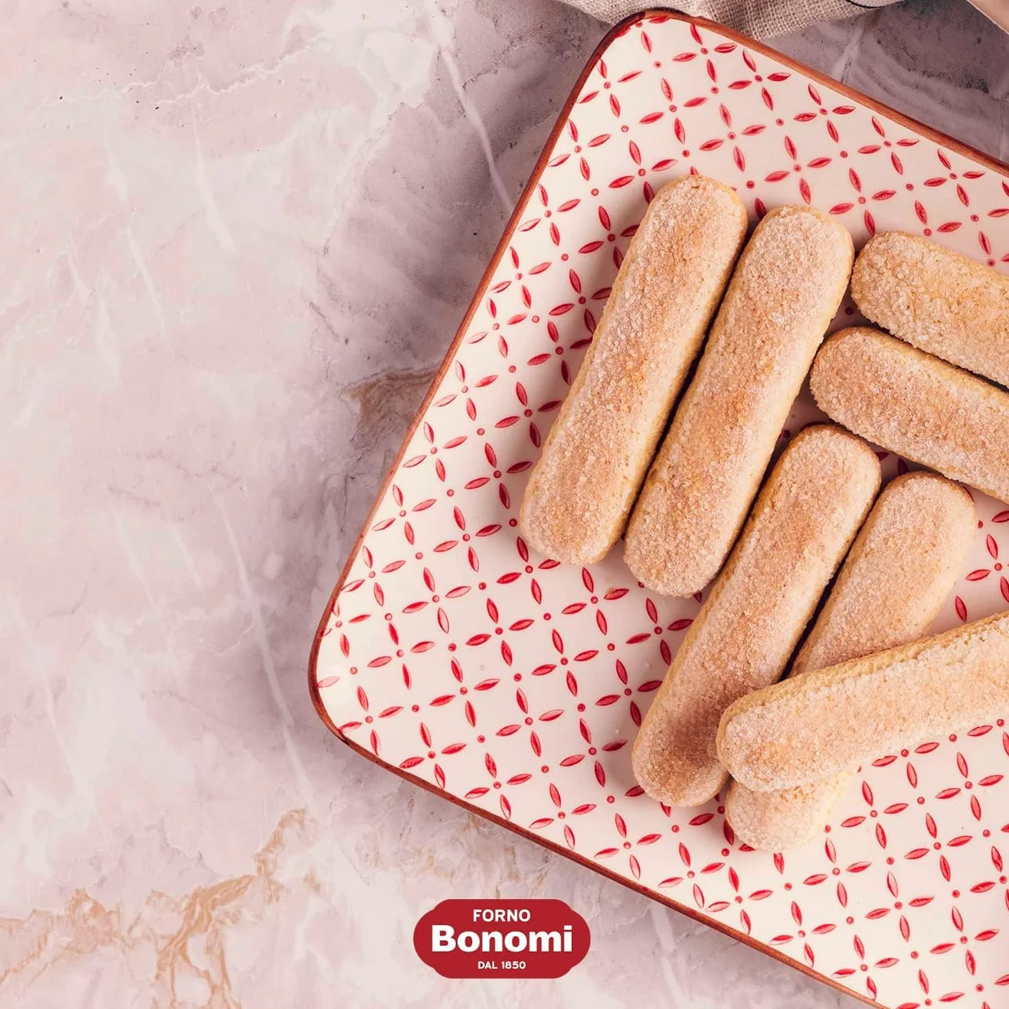 Forno Bonomi Savoiardi Galletas Italianas para Tiramisú 400 g + Polpa 400 g Lote 5