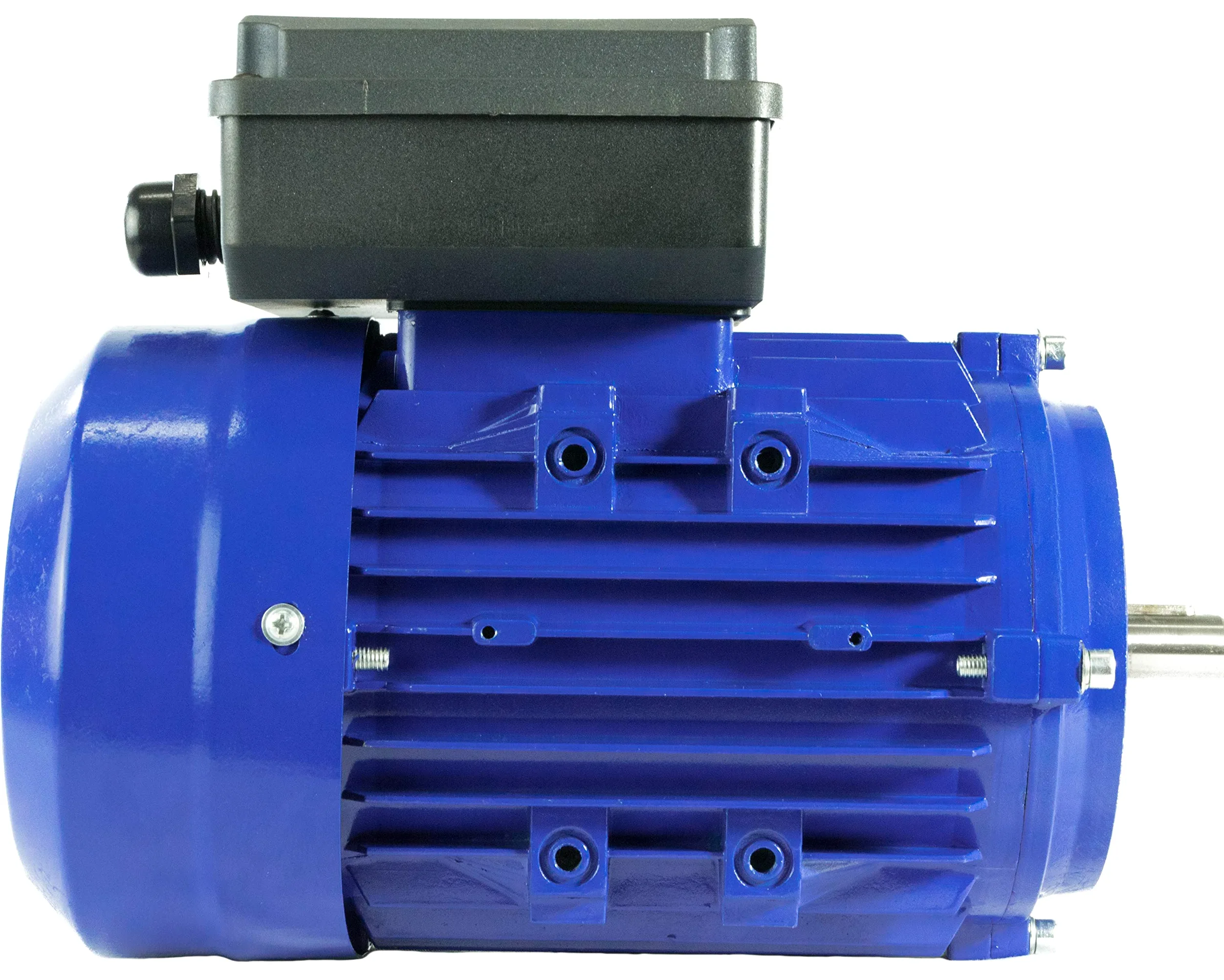 MOTOR ELECTRICO MONOFASICO 0,55KW / 0,75CV 220V 1500RPM B14 (BRIDA 120mm) TAMAÑO 80 - EJE 19mm ALTO PAR DE ARRANQUE ALREN