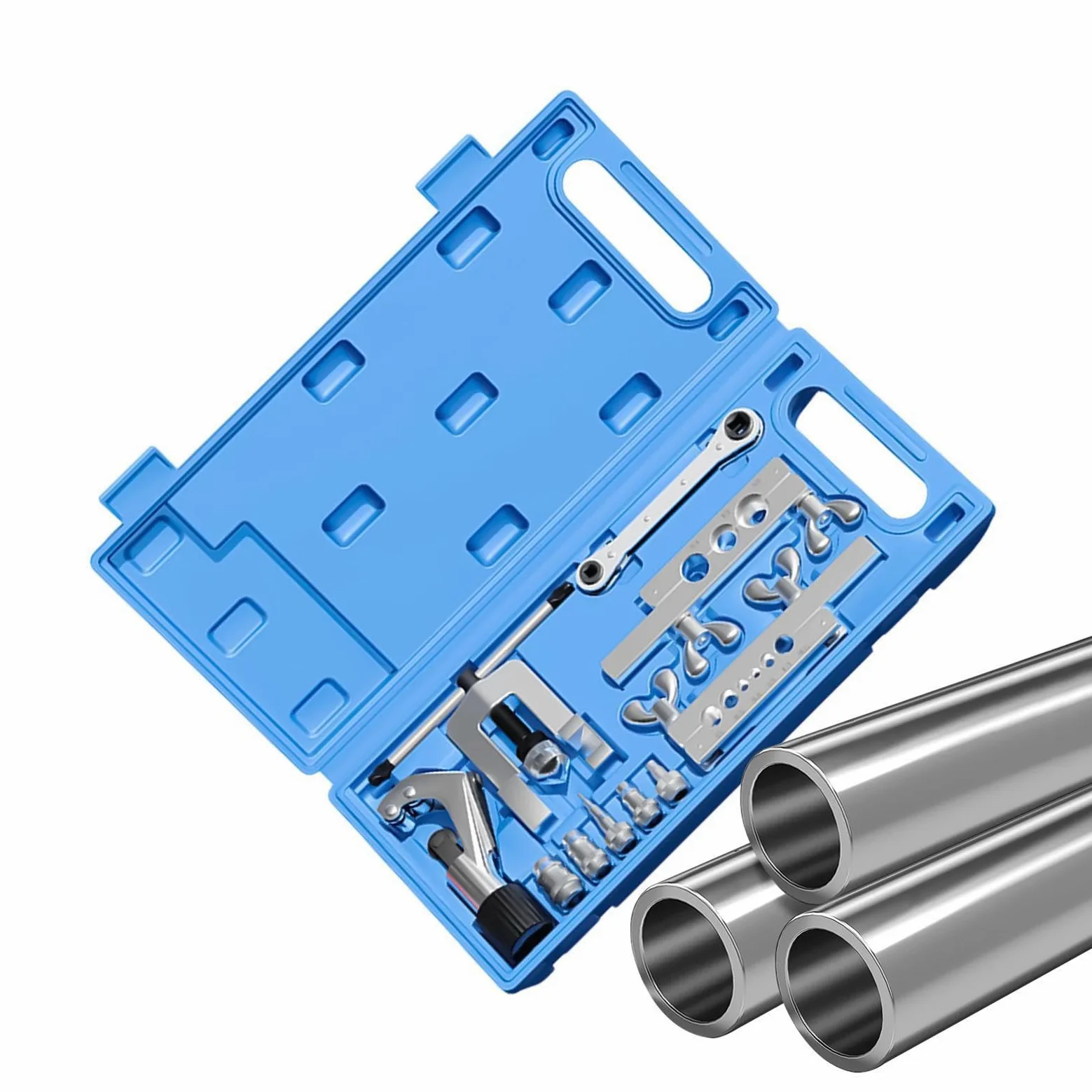 Kit Abocardador Frenos Set De Mantenimiento De Tuberías De Coche | Herramienta Abocinadora Para Frenos Automóvil Coche para Automóviles Camiones Sedanes Taller Hogar Garaje Industria y en