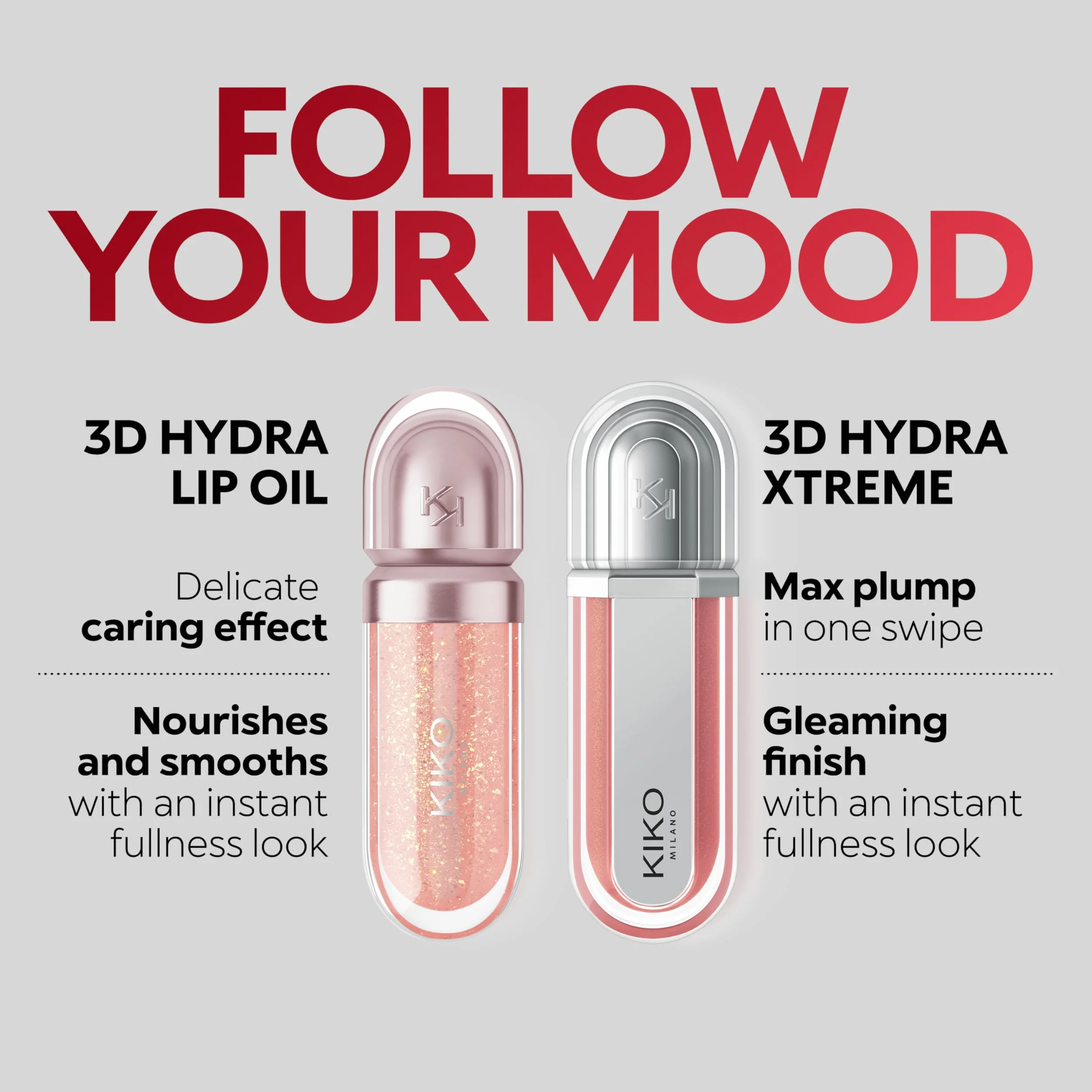 KIKO Milano 3D Hydra Xtreme Lipgloss 06 Brillo de Labios Hidratante Volumen 3D Extremo Efecto Espejo