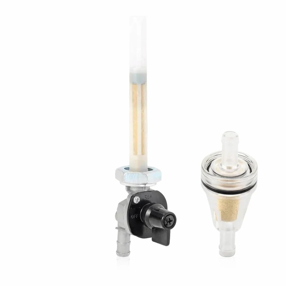 Línea de Aceite Válvula de Gas Llave de Purga Línea de Aceite Filtro Apto for Hon 1100 S Ace 1100 Aero 1100 Sabre 1100 SPI 1100 VT1100 C C1 C2 C3 1995-2007